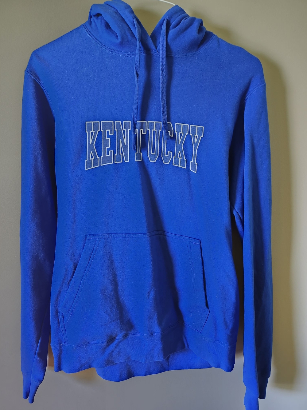 Kentucky Blue Hooded Sweatshirt - Classic University Pullover *MEDIUM